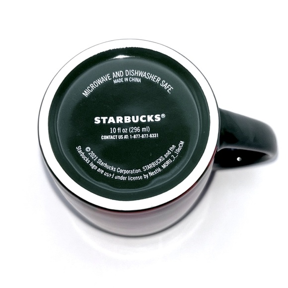 Starbucks 2021 paint green purple red strokes coffee tea mug 10 oz - Picture 6 of 6